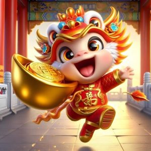 Simbol Emas dari 5 Lions Gold