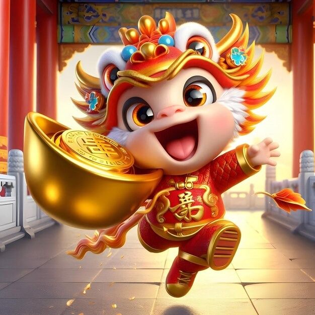 Simbol Emas dari 5 Lions Gold